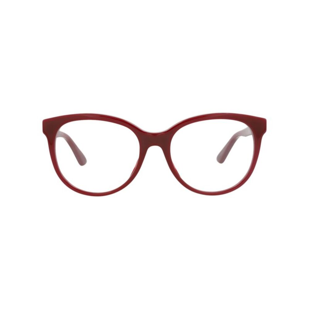 Gucci Round-Frame Acetate Optical Frames Red Womens